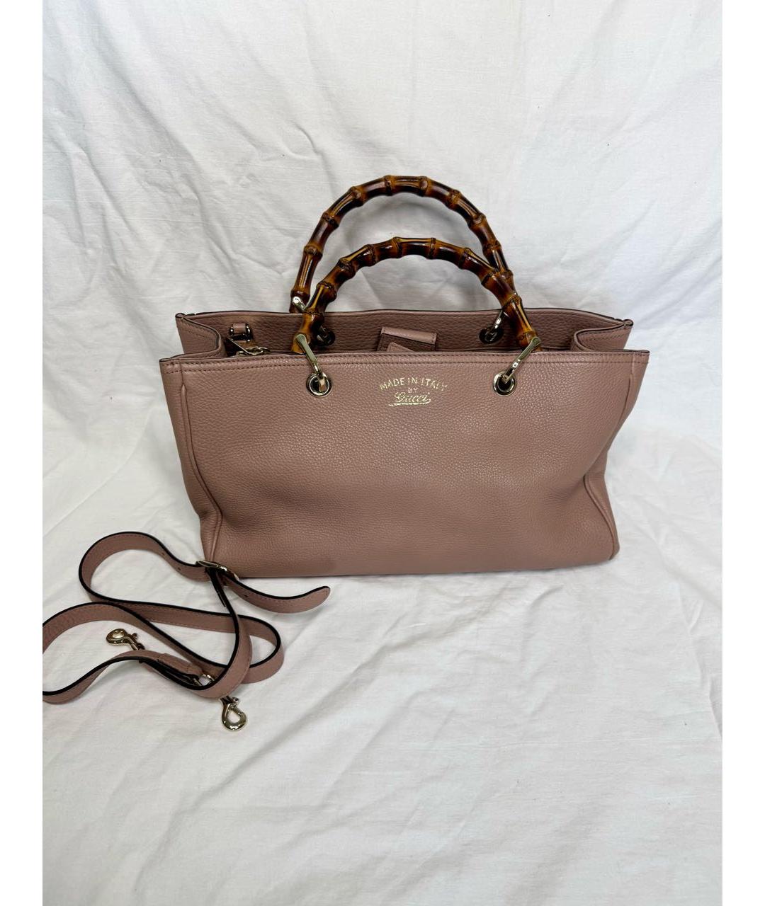 GUCCI Кожаная сумка тоут, фото 9