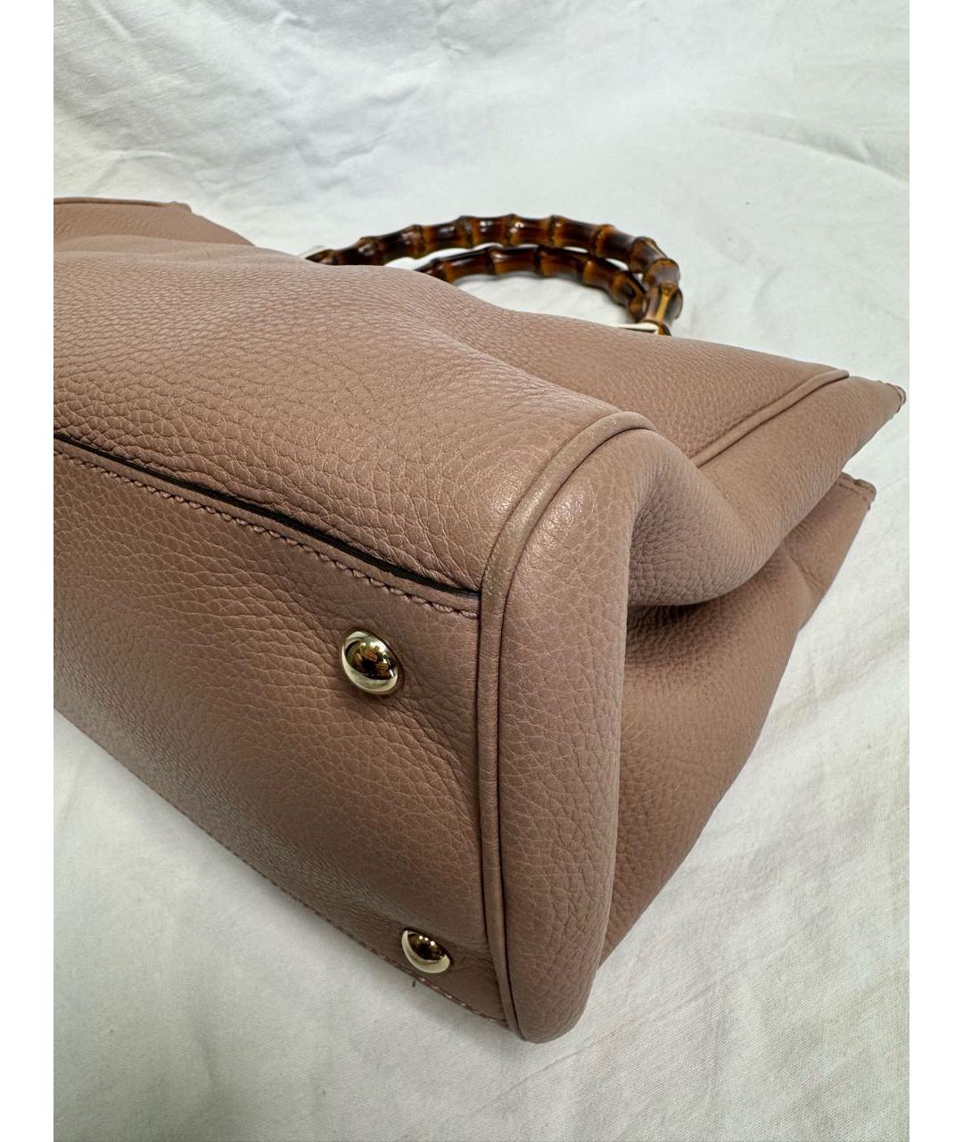 GUCCI Кожаная сумка тоут, фото 6