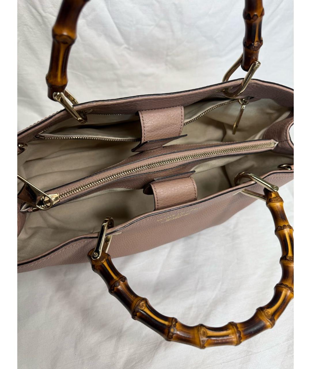 GUCCI Кожаная сумка тоут, фото 7