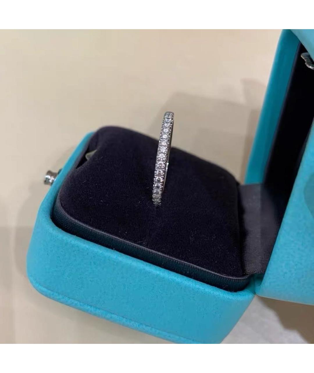 TIFFANY&CO Белое платиновое кольцо, фото 5
