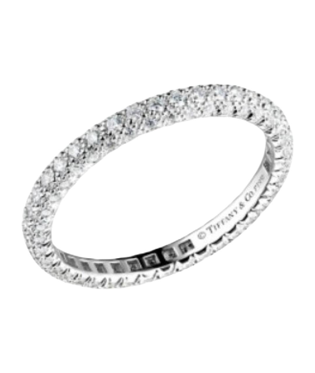 TIFFANY&CO Белое платиновое кольцо, фото 1