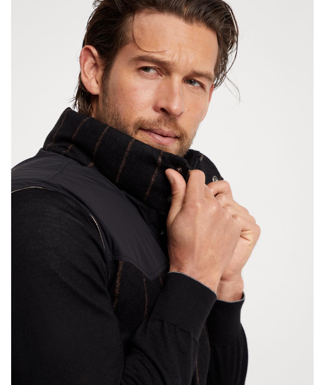 BRUNELLO CUCINELLI Черный жилет, фото 6