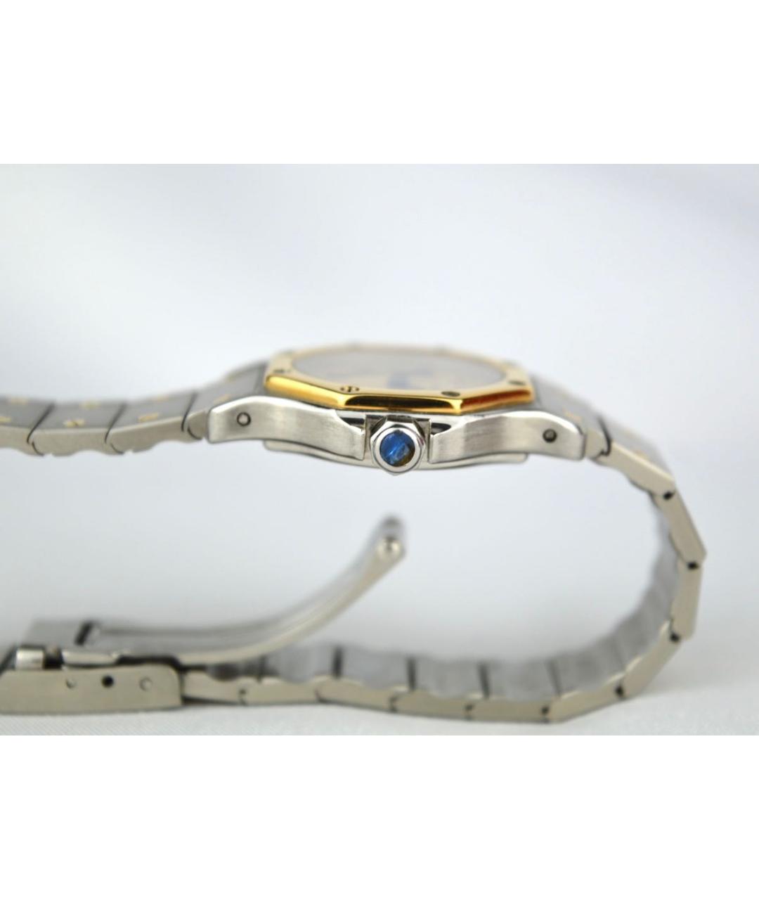 CARTIER Золотые позолоченные часы, фото 8
