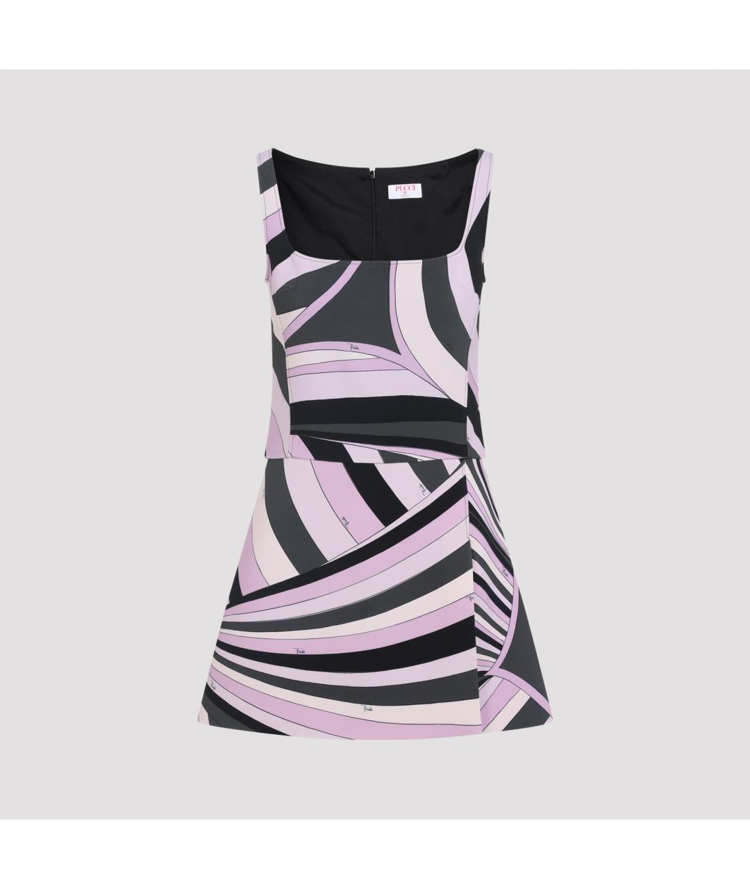 PUCCI Мульти вискозное повседневное платье, фото 2