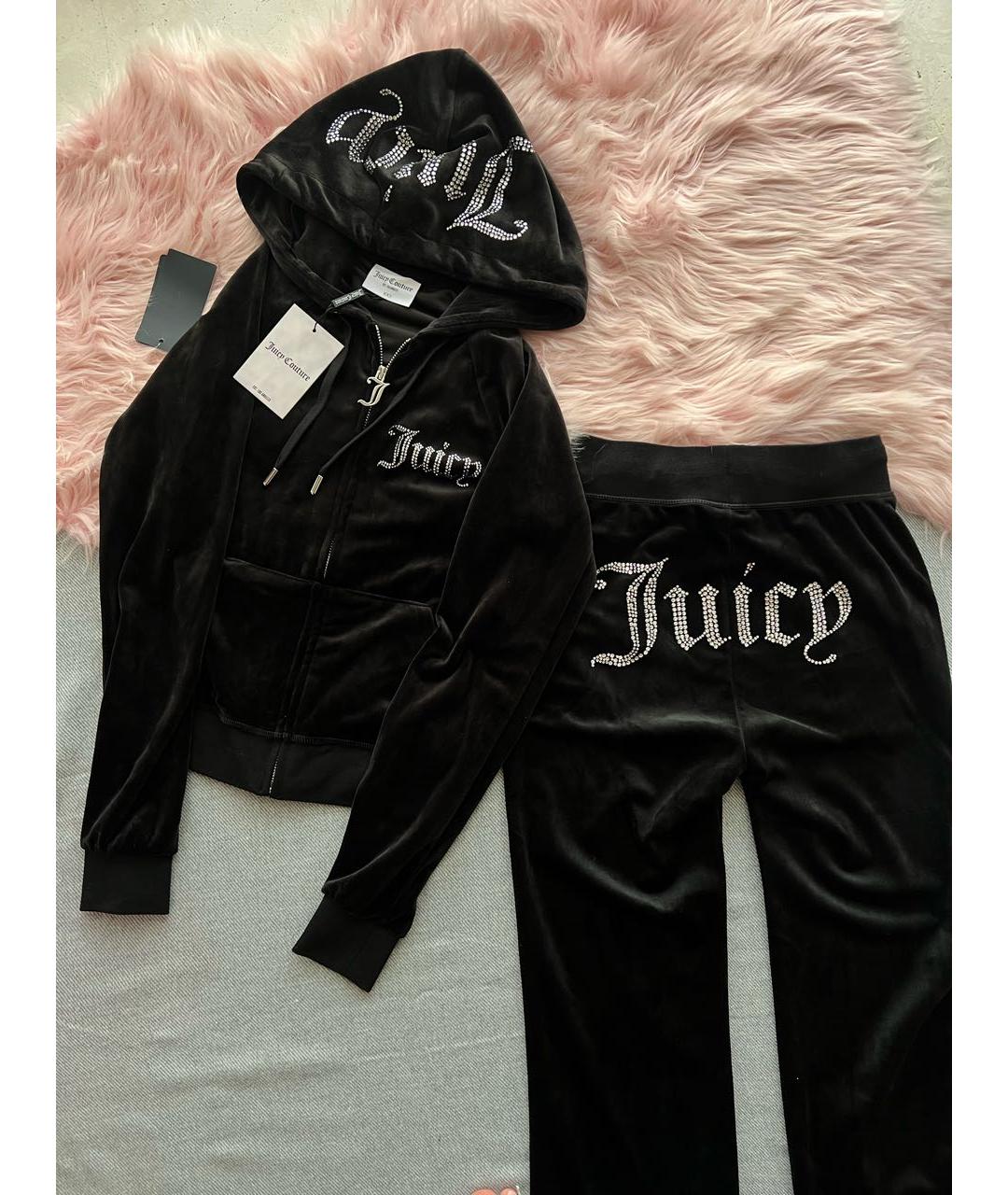 JUICY COUTURE Черный полиэстеровый спортивные костюмы, фото 2