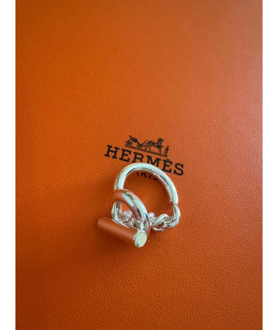 HERMES Серебряное серебряное кольцо, фото 3