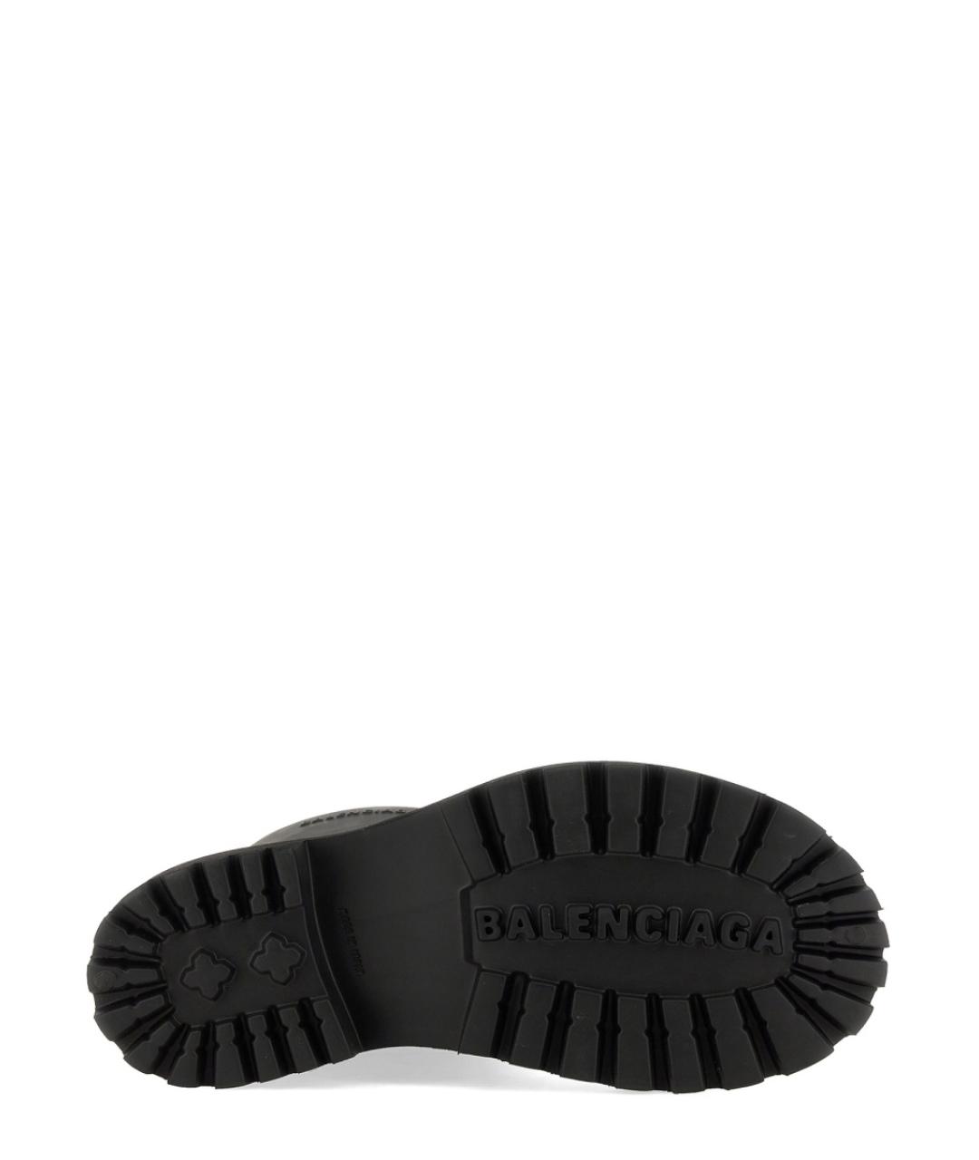 BALENCIAGA Черные резиновые ботинки, фото 5