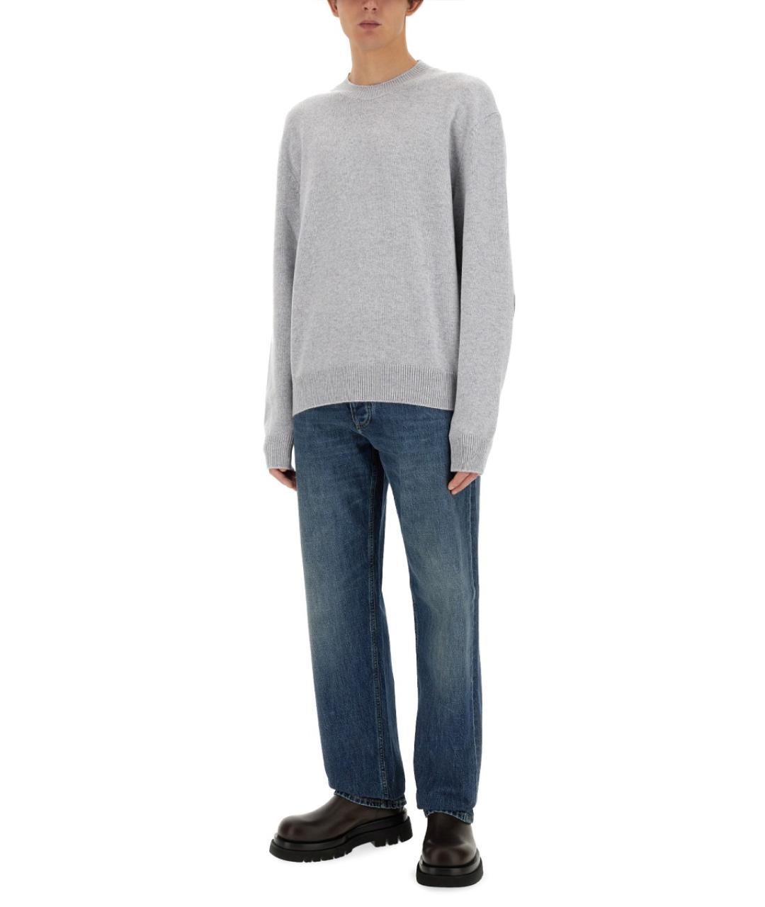 BOTTEGA VENETA Белый кашемировый джемпер / свитер, фото 3