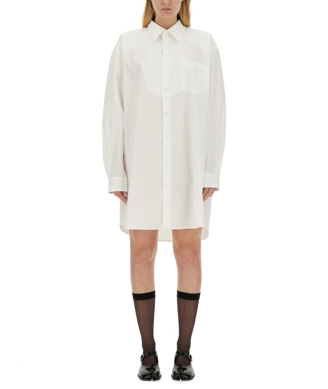 MAISON MARGIELA Белая хлопковая рубашка, фото 2