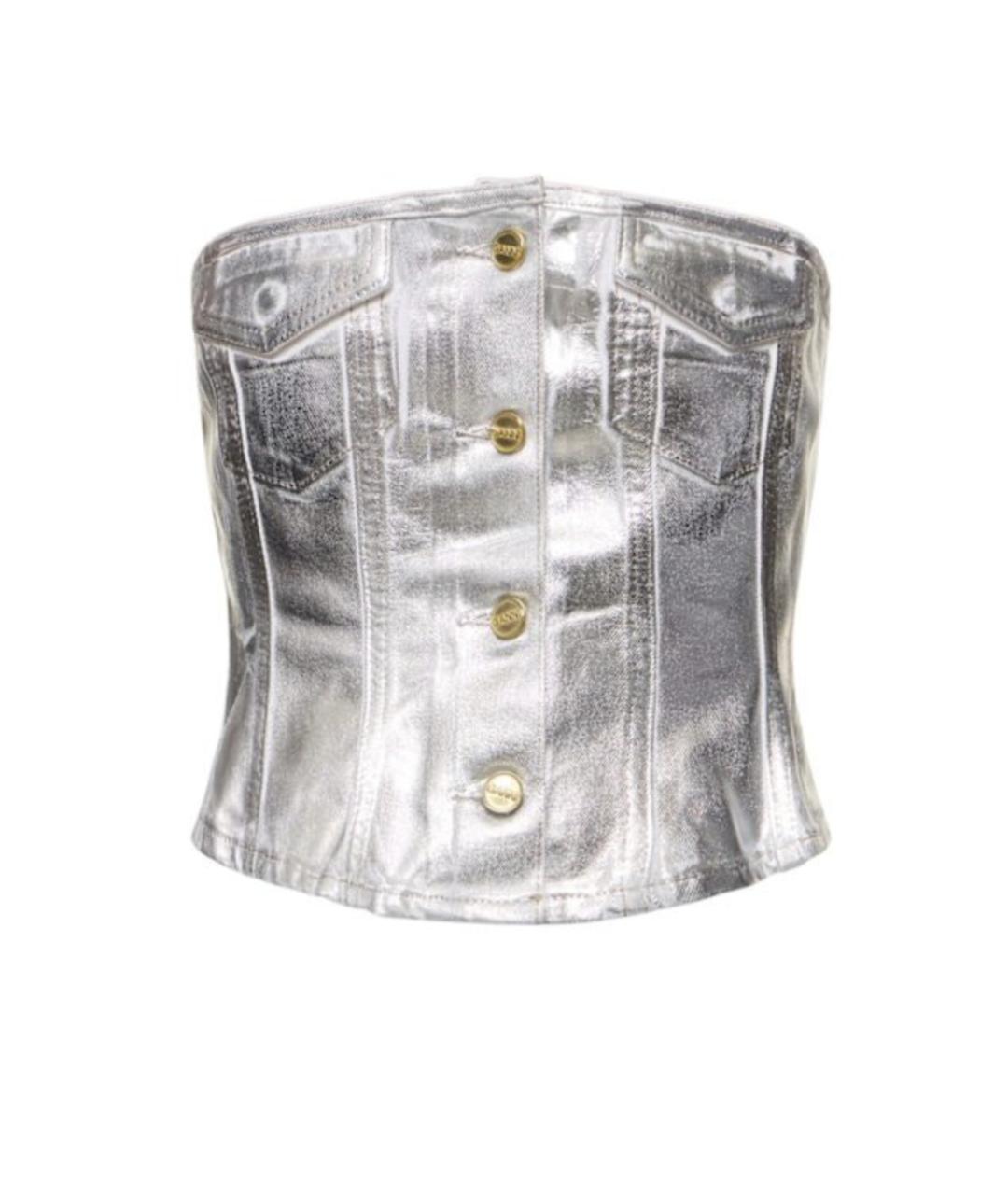 GANNI Белая хлопковая блузы, фото 1