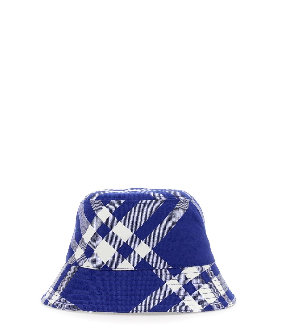 BURBERRY Синяя синтетическая шляпа, фото 2
