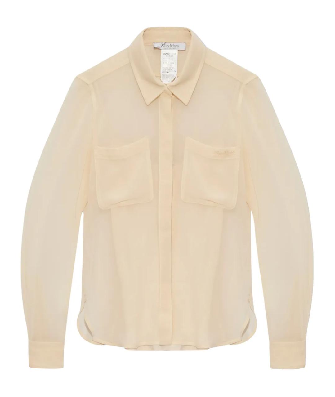 MAX MARA Бежевая блузы, фото 1