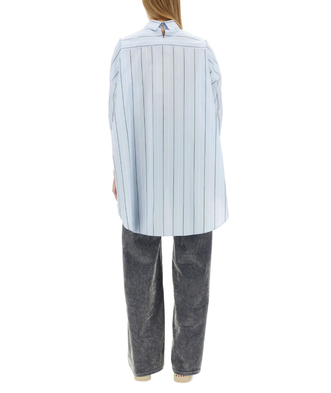 MARNI Голубая хлопковая рубашка, фото 3