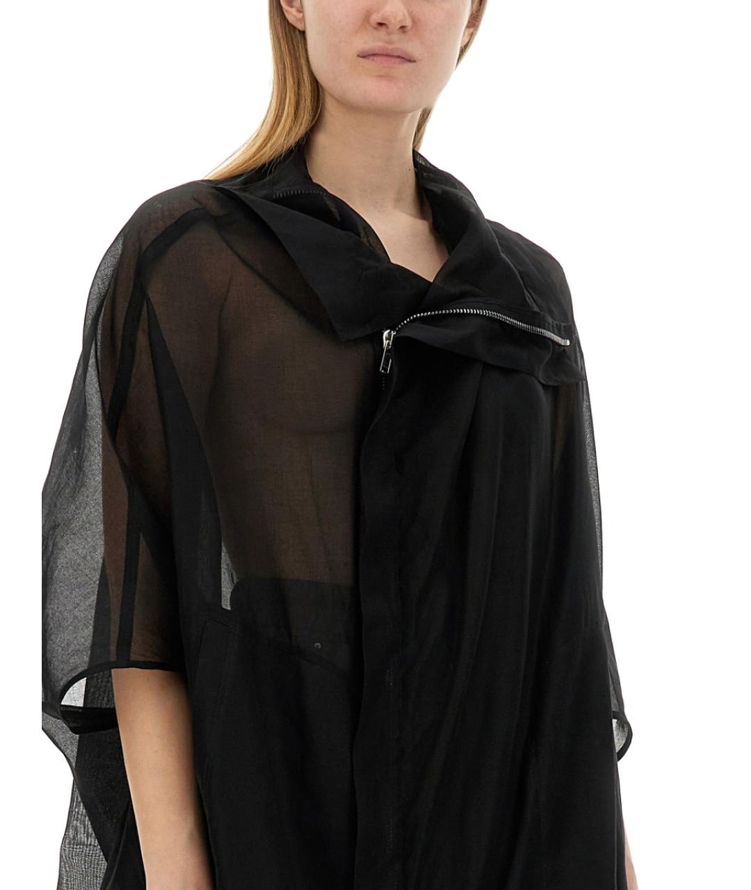 RICK OWENS Черная хлопковая блузы, фото 5