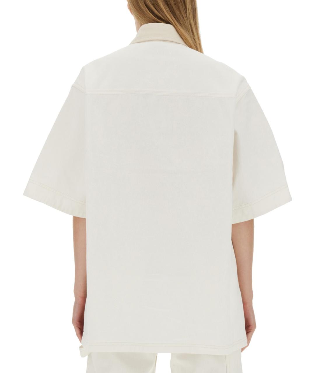 STELLA MCCARTNEY Белая хлопковая рубашка, фото 4