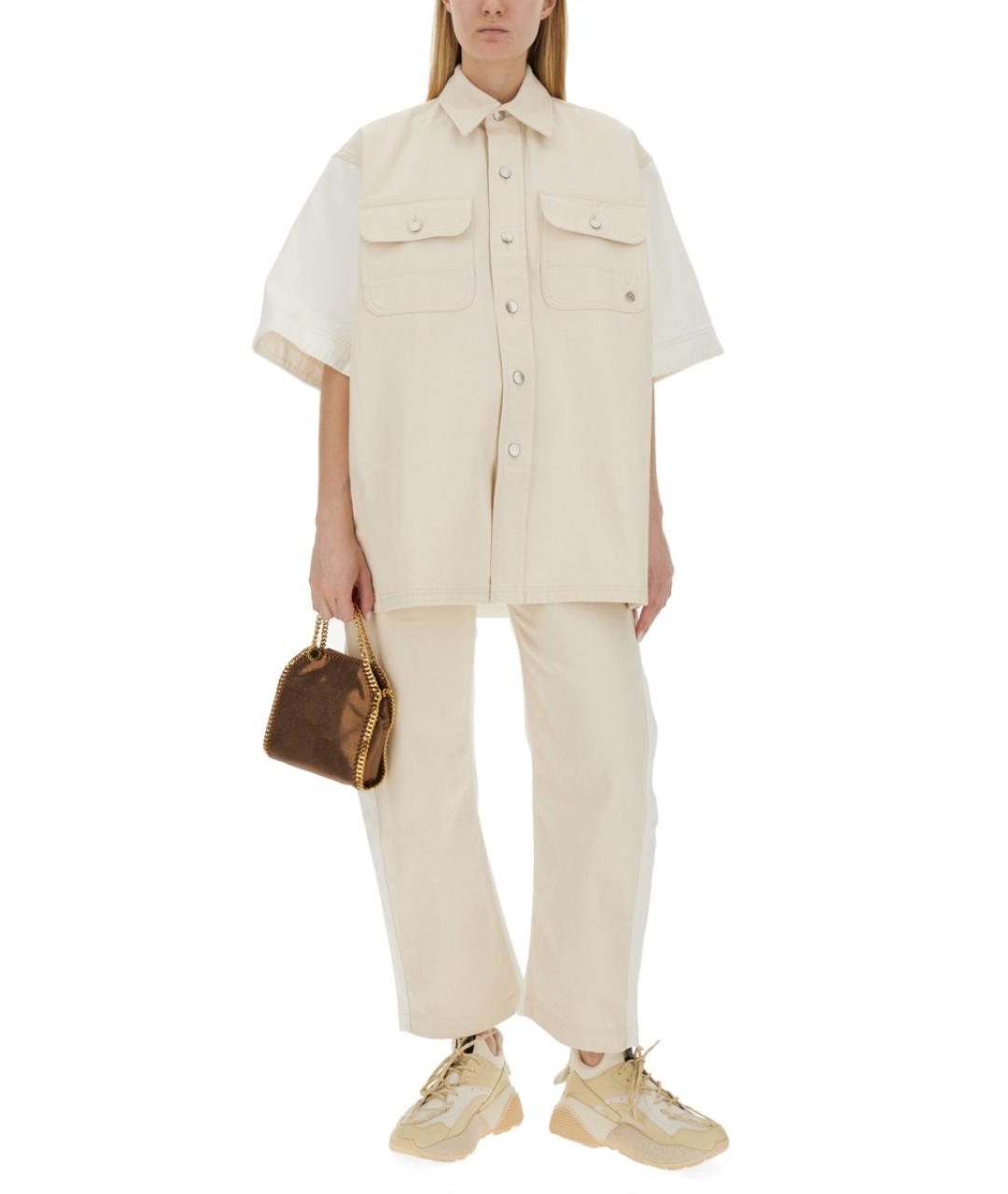 STELLA MCCARTNEY Белая хлопковая рубашка, фото 3