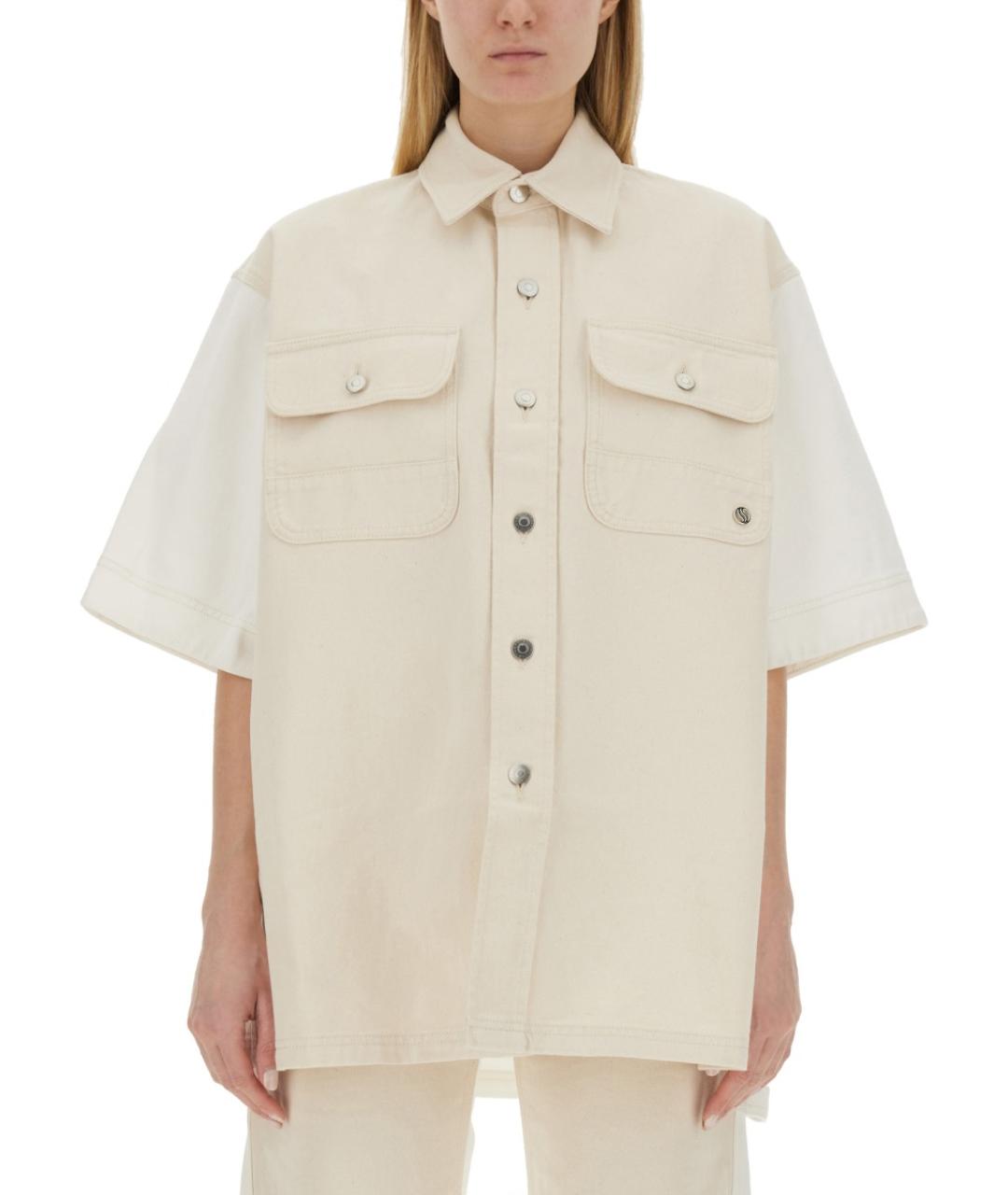 STELLA MCCARTNEY Белая хлопковая рубашка, фото 2