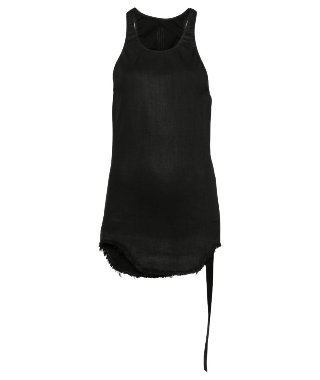 RICK OWENS DRKSHDW Черная хлопковая майка, фото 1