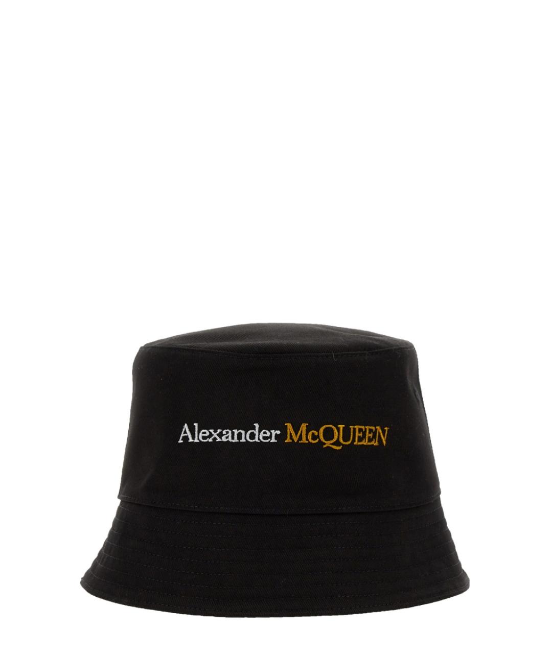 ALEXANDER MCQUEEN Черная хлопковая шляпа, фото 1