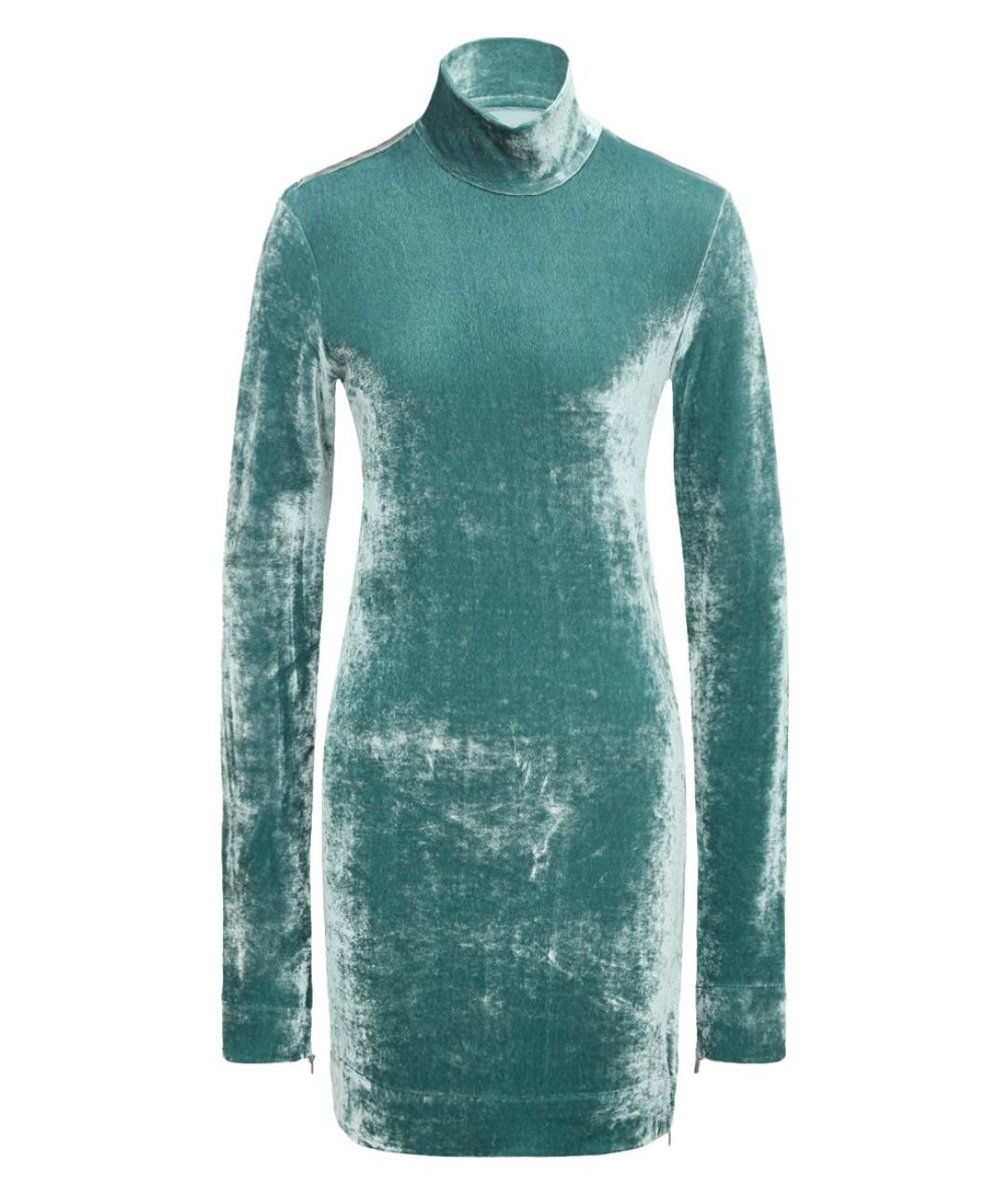 JIL SANDER Голубая полиамидовая водолазка, фото 1