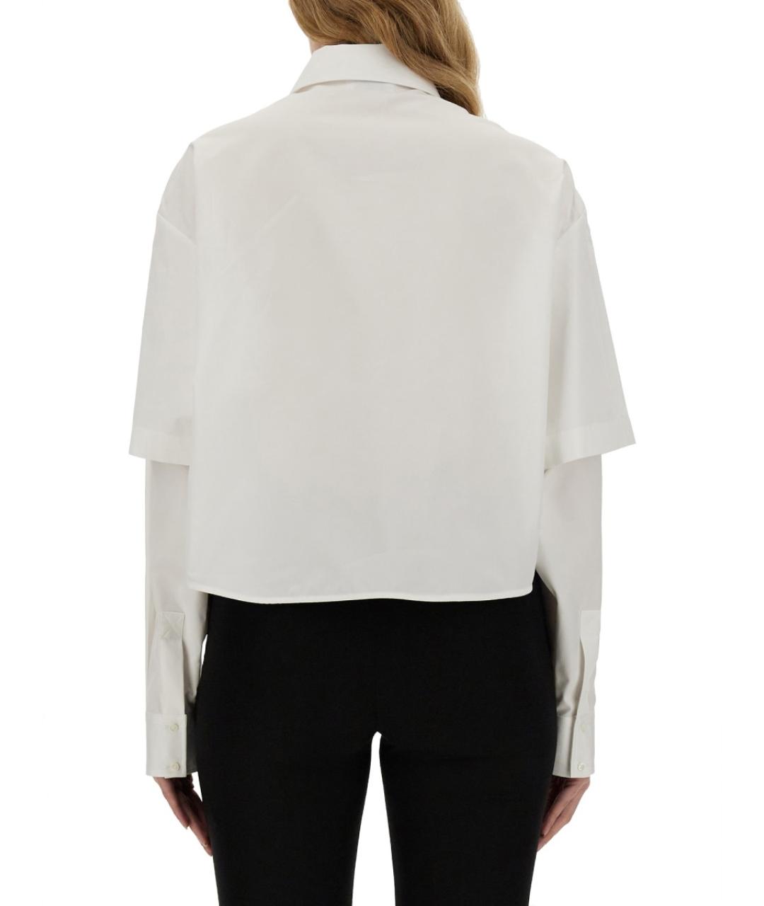 OFF-WHITE Белая хлопковая рубашка, фото 4