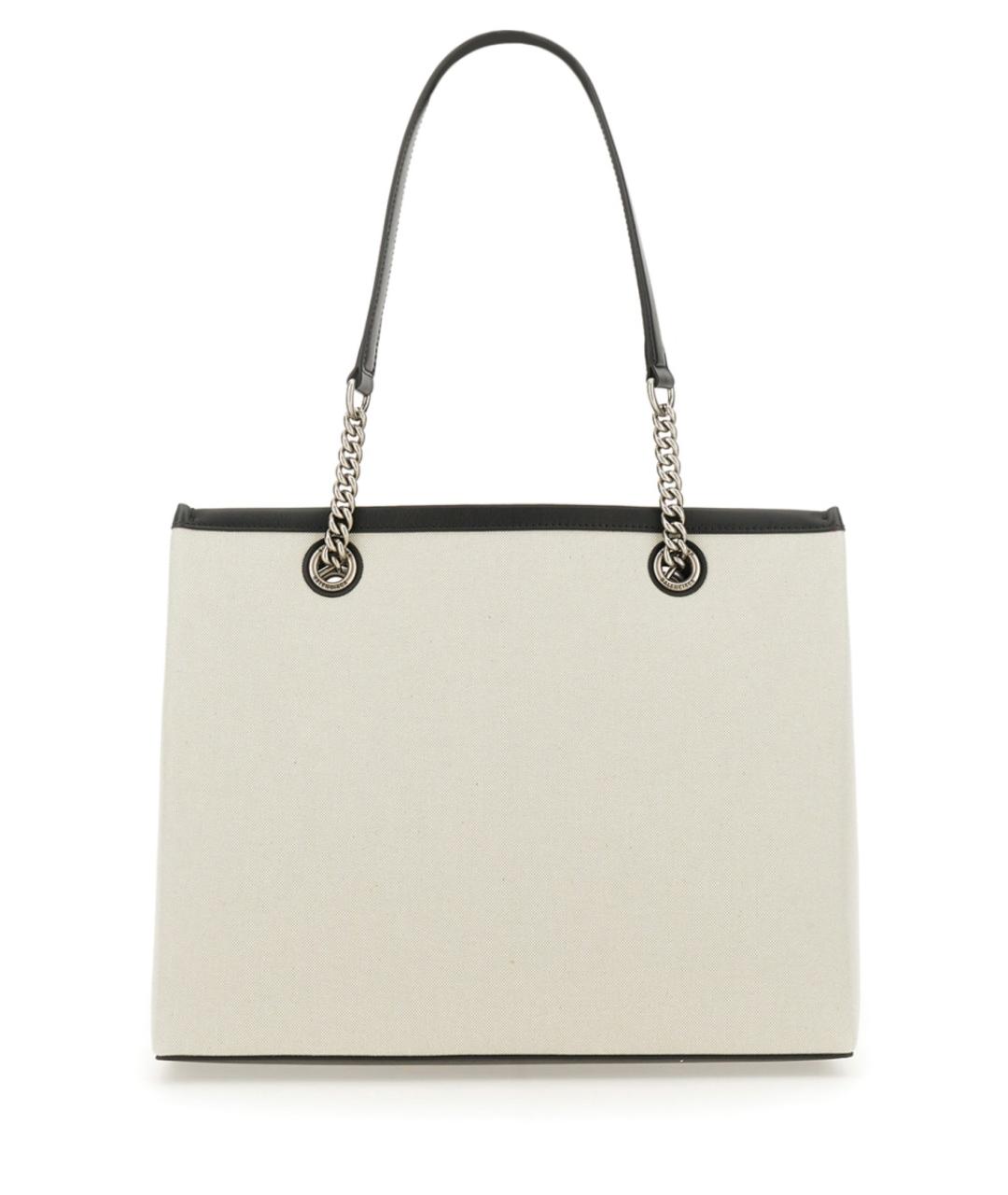 BALENCIAGA Бежевая хлопковая сумка тоут, фото 2