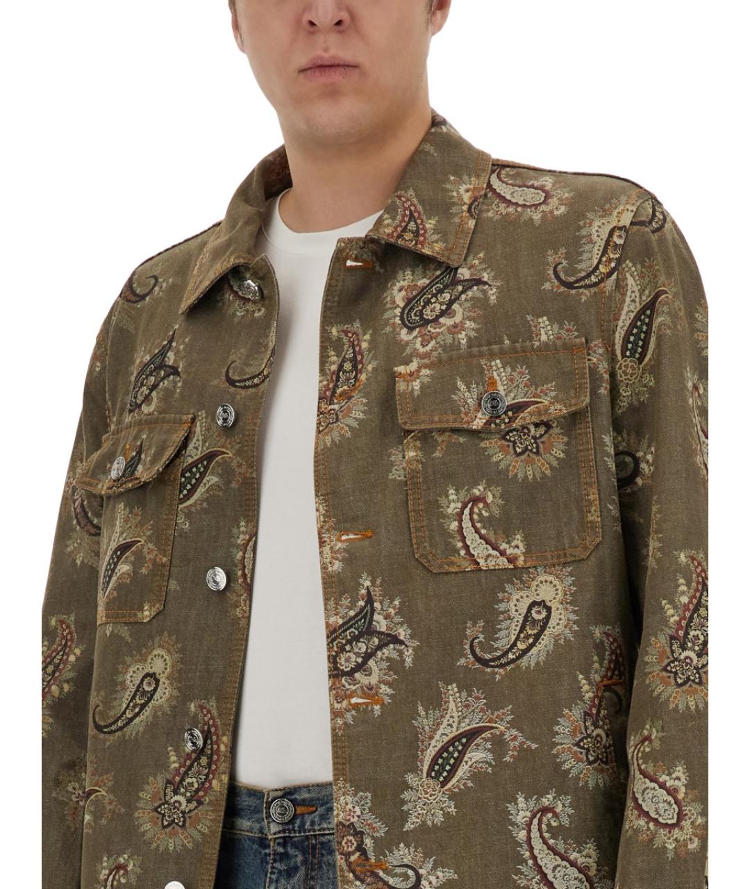 ETRO Мульти хлопковая кэжуал рубашка, фото 5