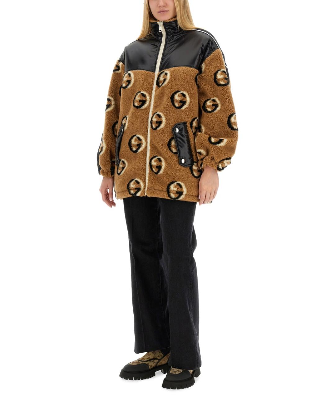 GUCCI Бежевая шерстяная куртка, фото 3