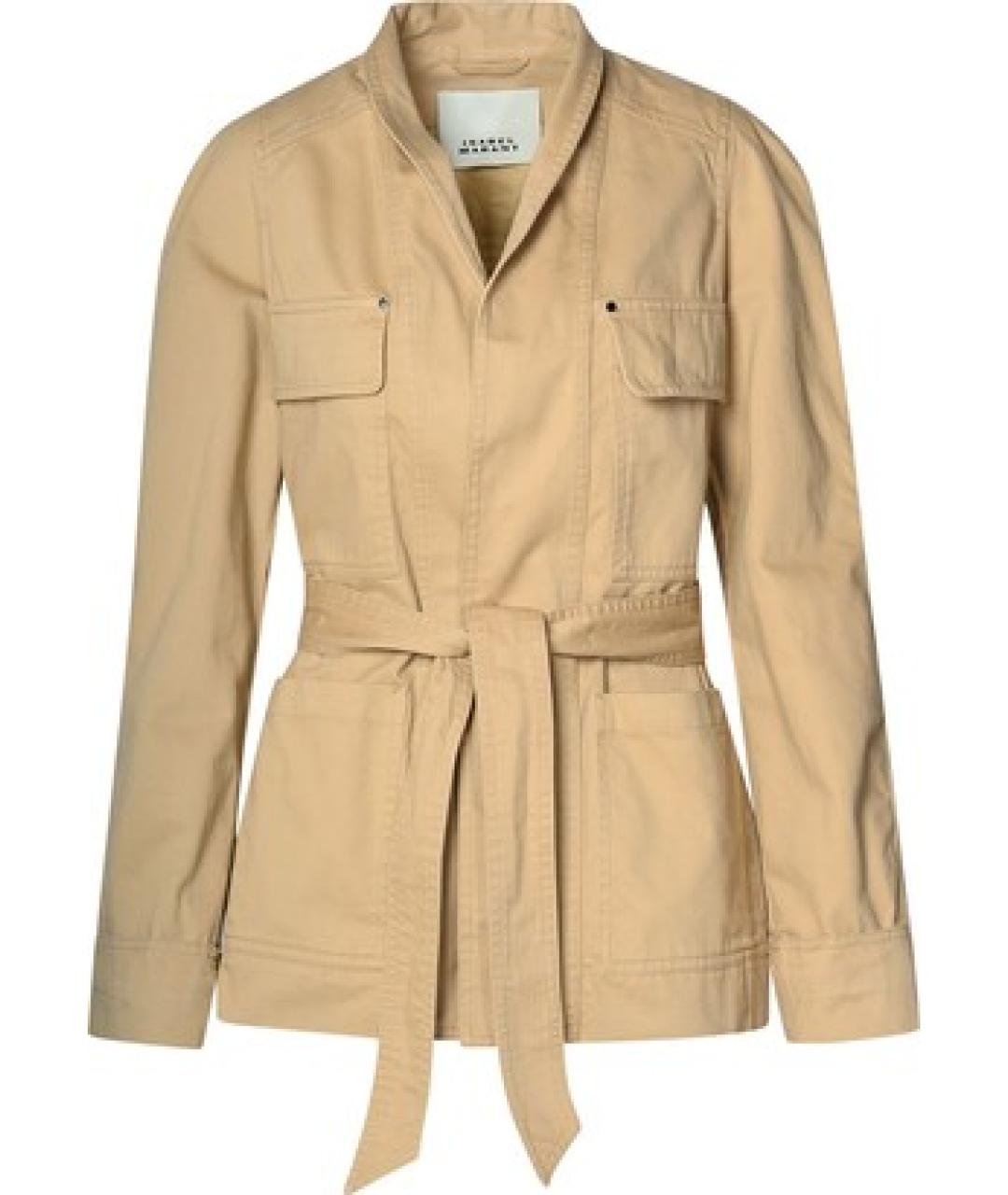 ISABEL MARANT Бежевая хлопковая куртка, фото 1