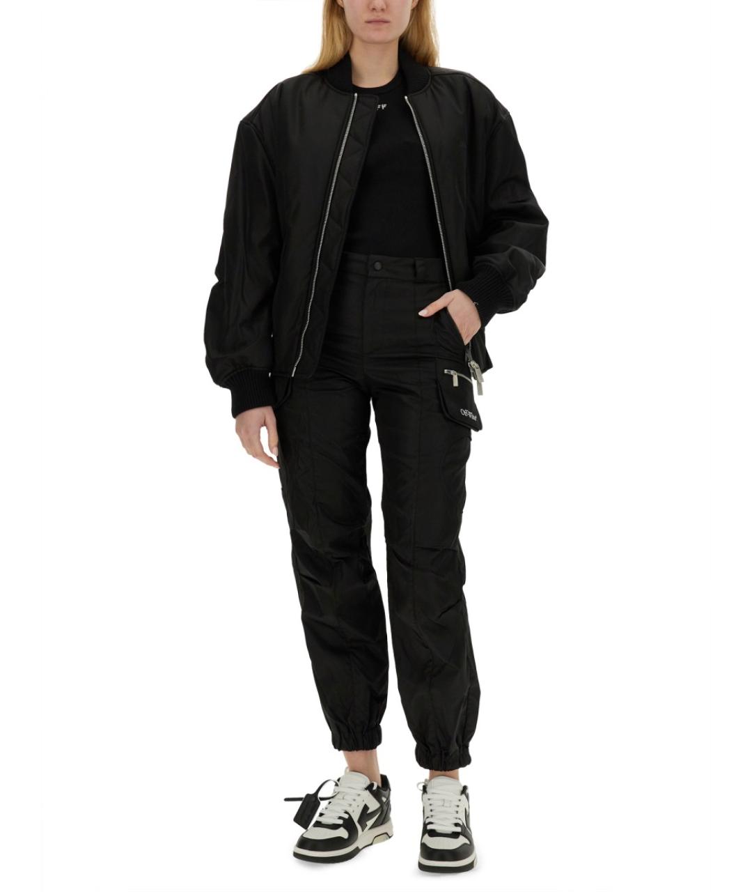 OFF-WHITE Черная полиамидовая куртка, фото 3