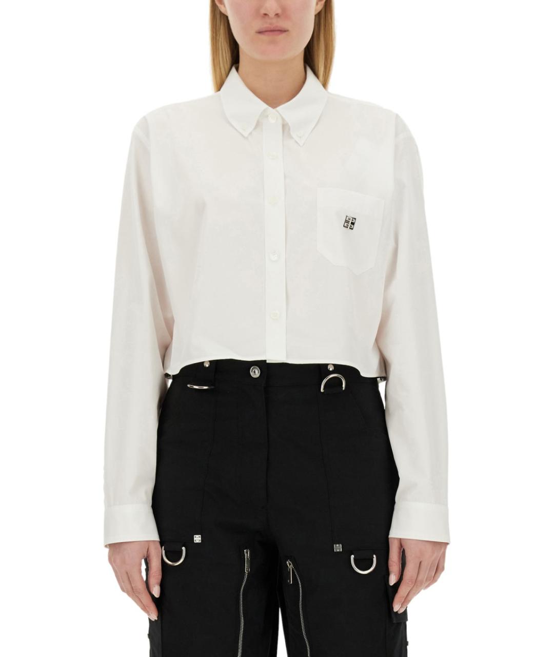 GIVENCHY Белая хлопковая рубашка, фото 2
