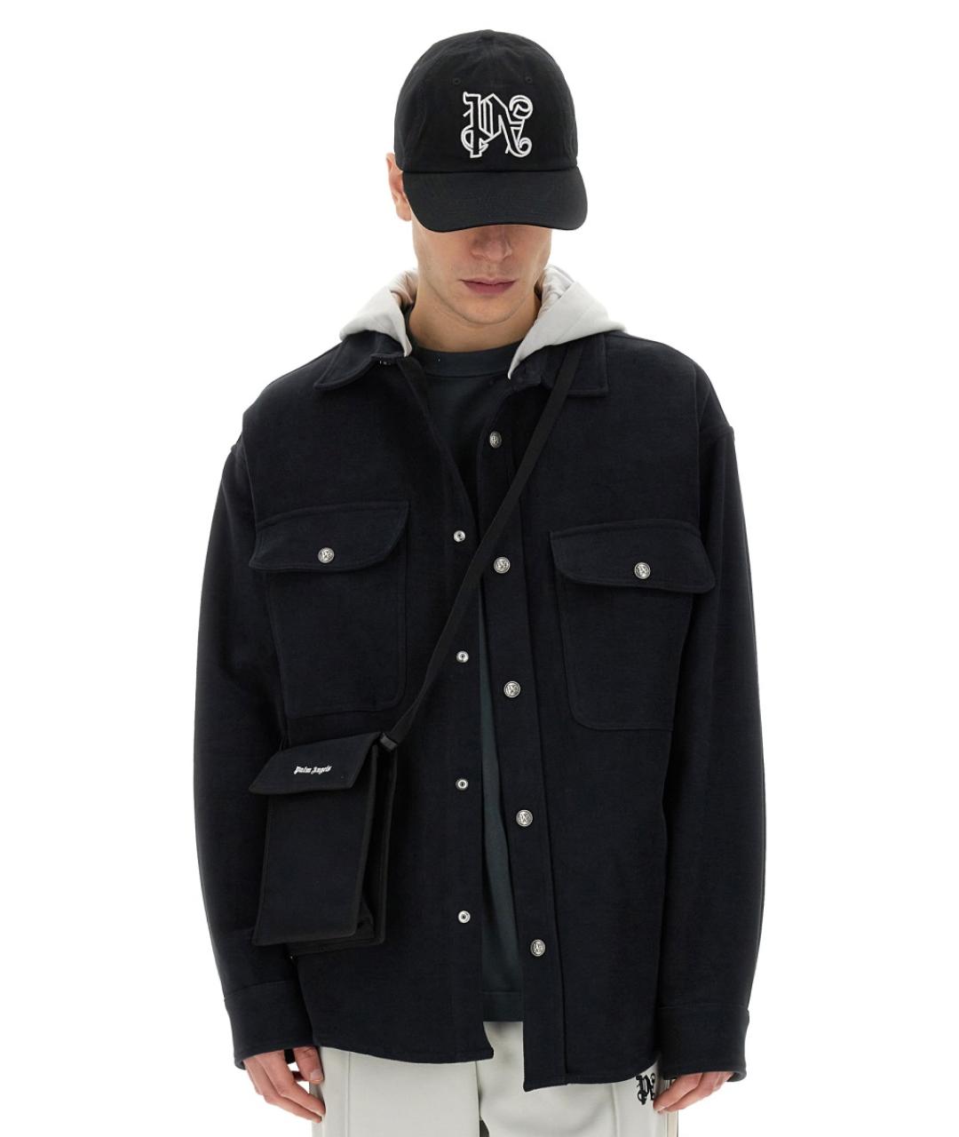 PALM ANGELS Черная вискозная куртка, фото 5