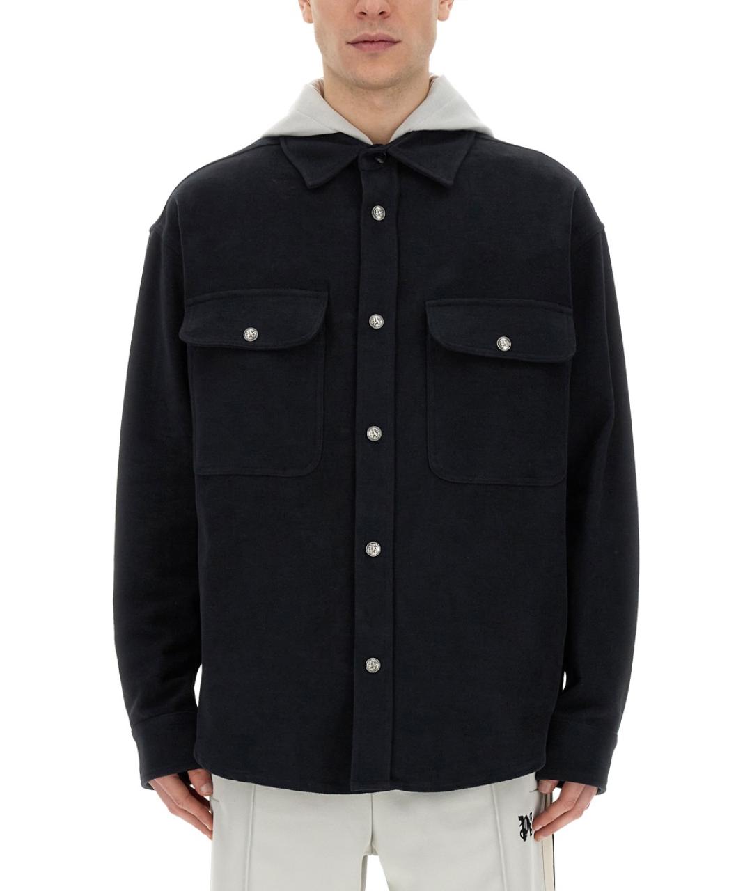 PALM ANGELS Черная вискозная куртка, фото 2