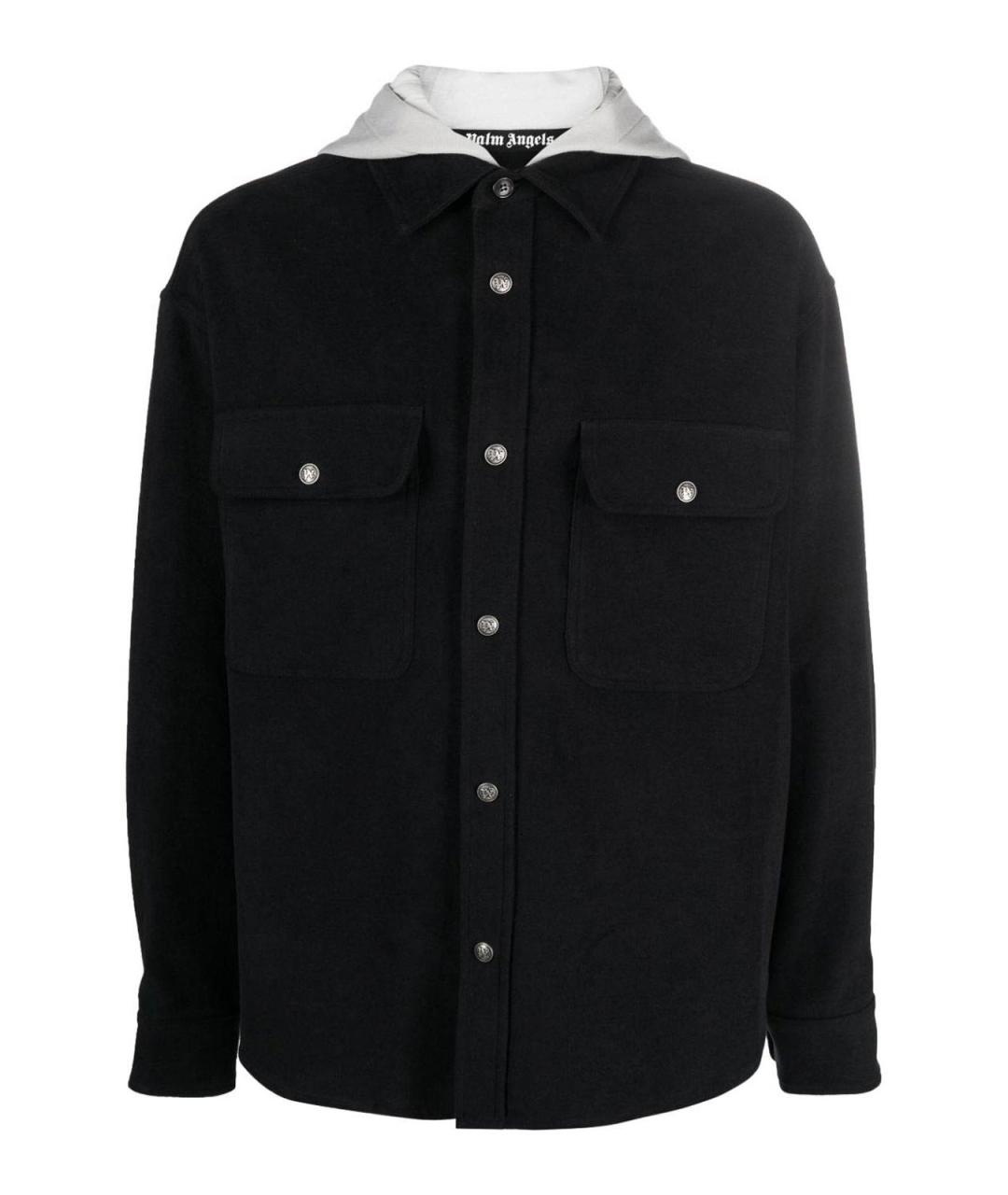 PALM ANGELS Черная вискозная куртка, фото 1