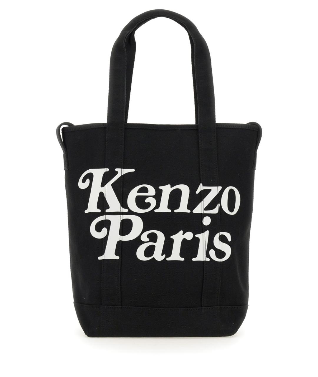 KENZO Черная сумка тоут, фото 2