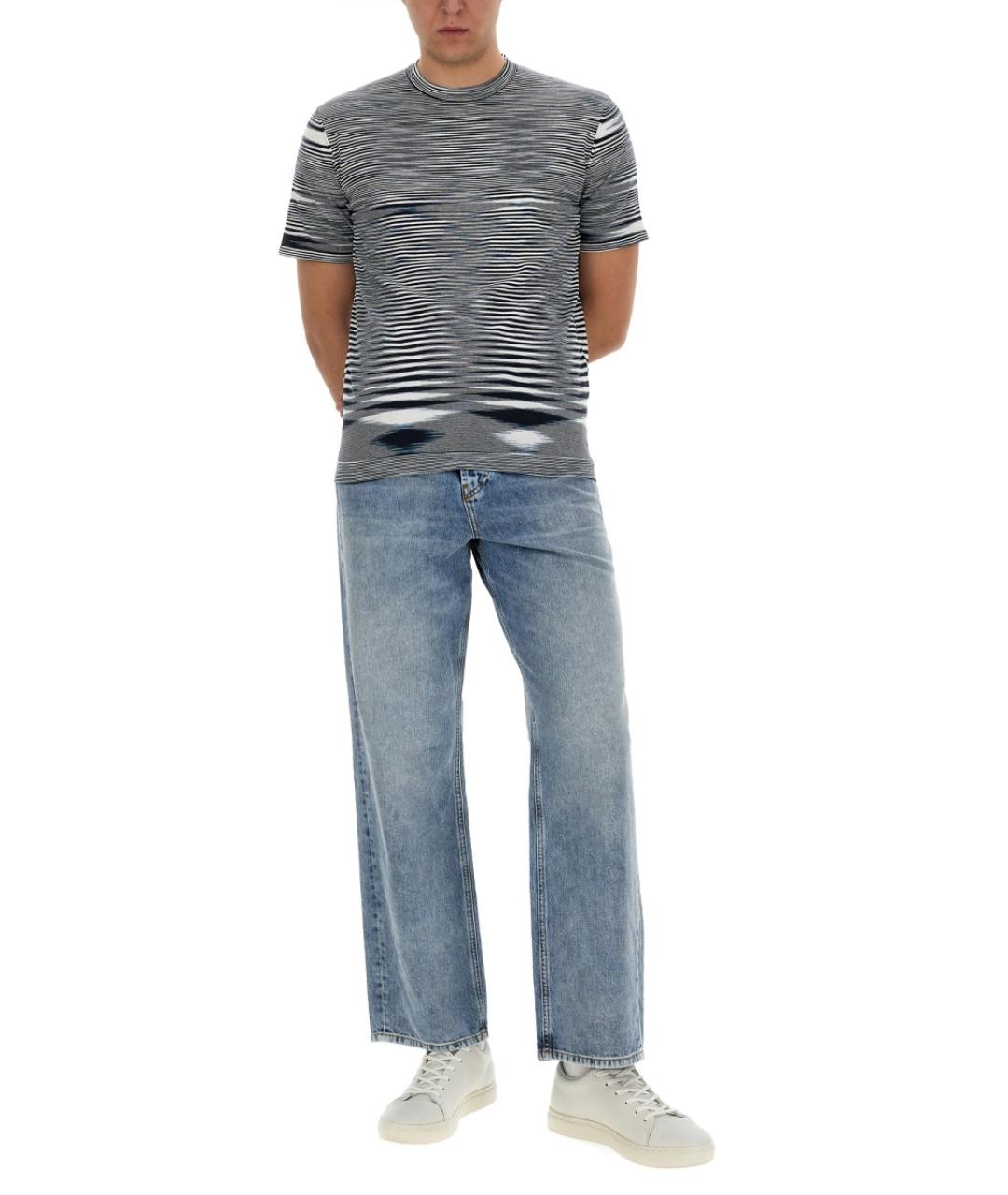 MISSONI Серая хлопковая кэжуал рубашка, фото 4