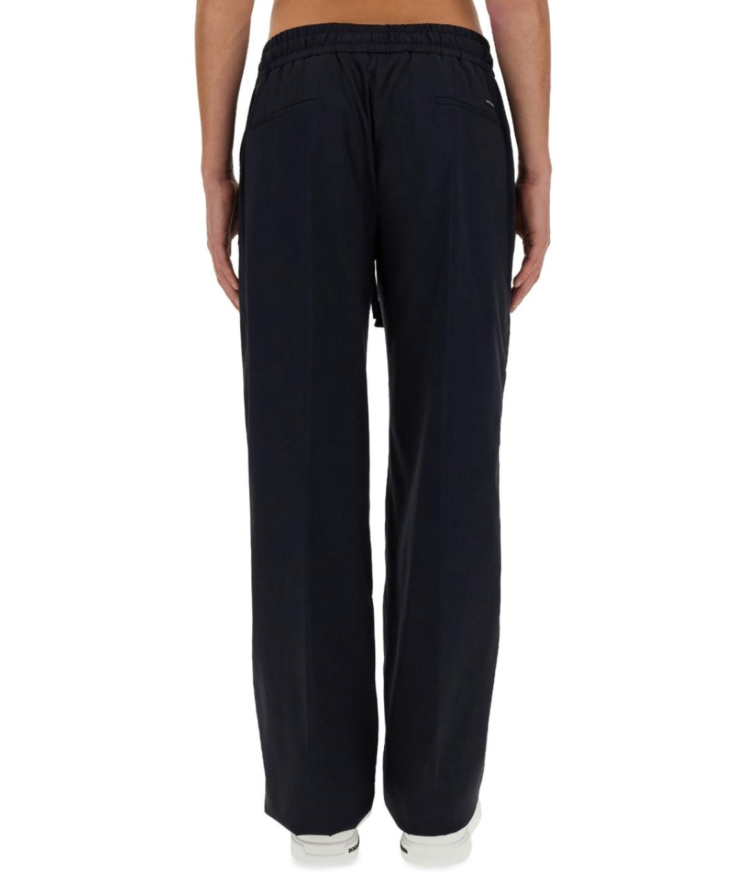 DOLCE&GABBANA Синие полиамидовые повседневные брюки, фото 3