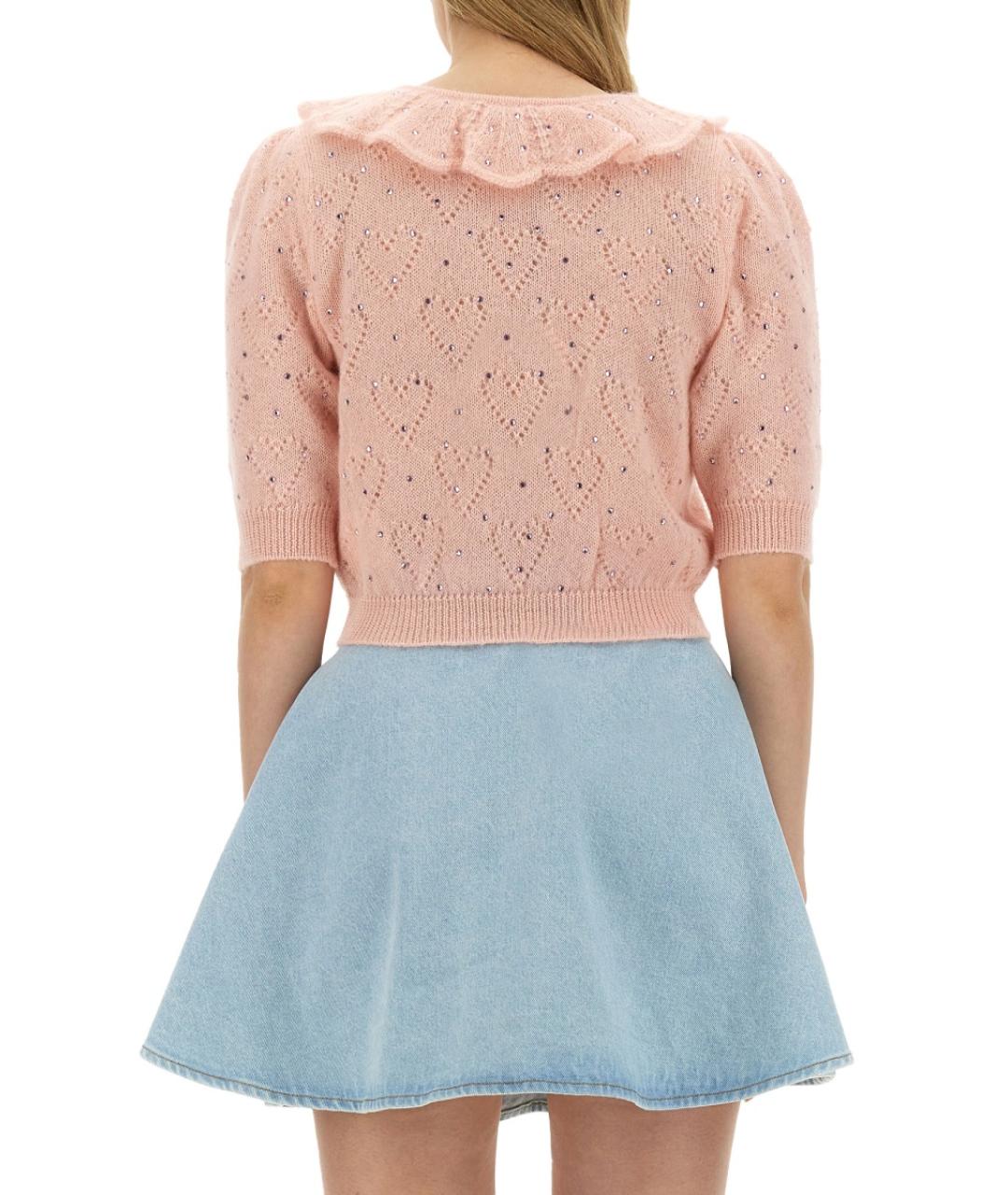 ALESSANDRA RICH Розовый джемпер / свитер, фото 4