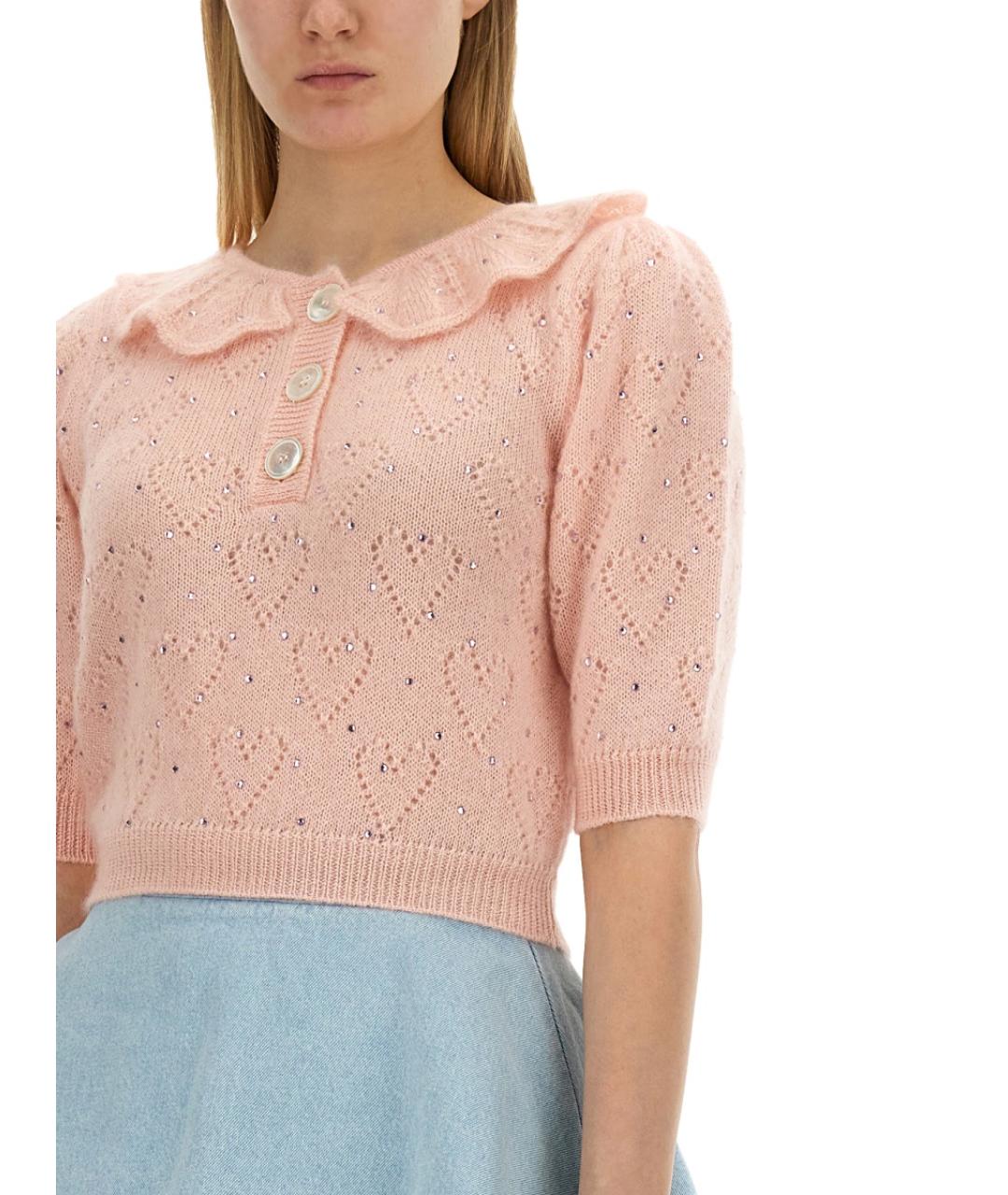 ALESSANDRA RICH Розовый джемпер / свитер, фото 5