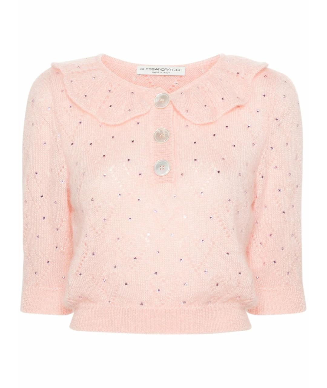 ALESSANDRA RICH Розовый джемпер / свитер, фото 1