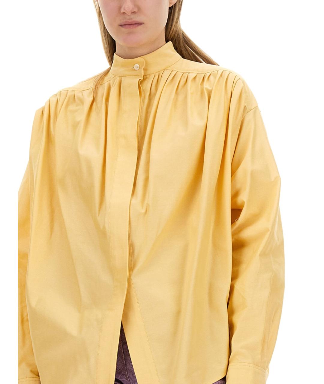 ETRO Желтая хлопковая рубашка, фото 4