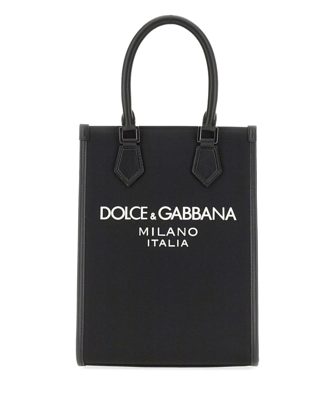 DOLCE&GABBANA Черная синтетическая сумка на плечо, фото 1
