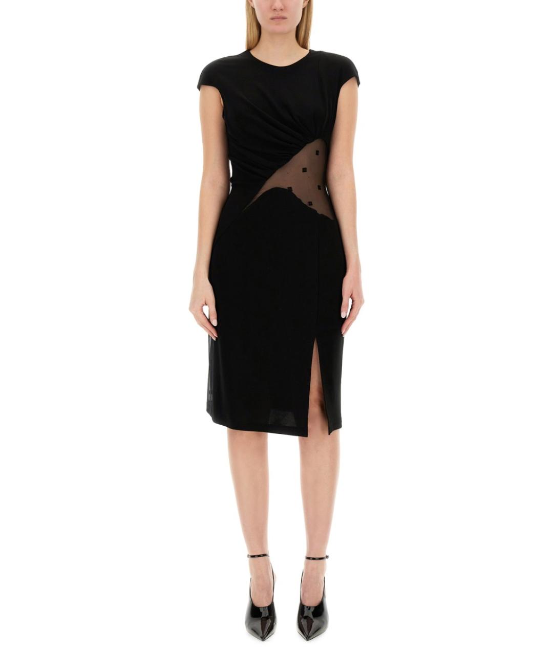 GIVENCHY Черное вискозное вечернее платье, фото 2