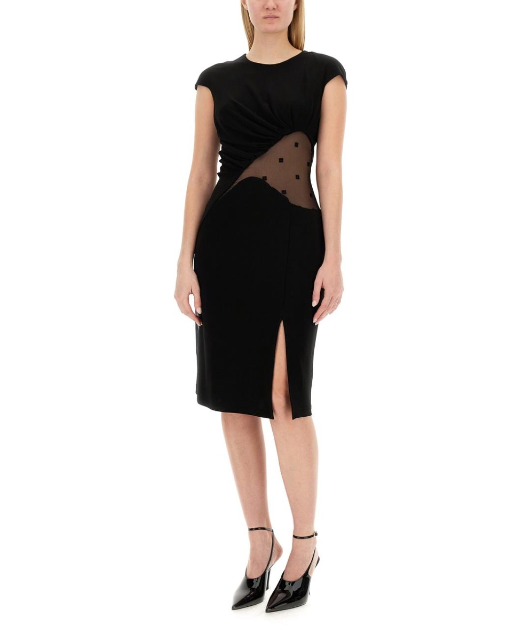 GIVENCHY Черное вискозное вечернее платье, фото 3