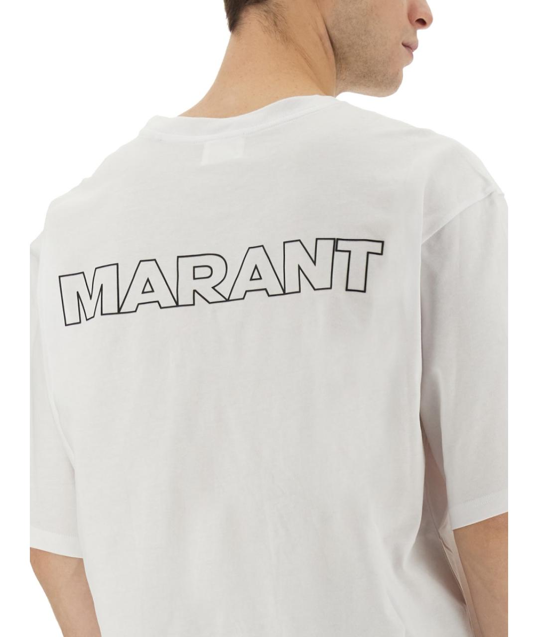 ISABEL MARANT Белая хлопковая футболка, фото 5