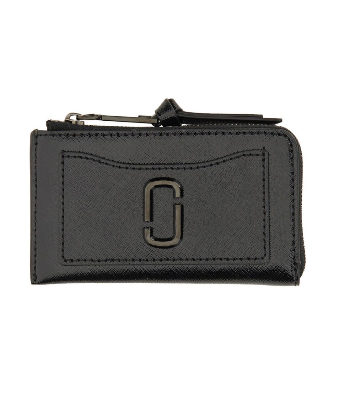 MARC JACOBS Черный кожаный кошелек, фото 1