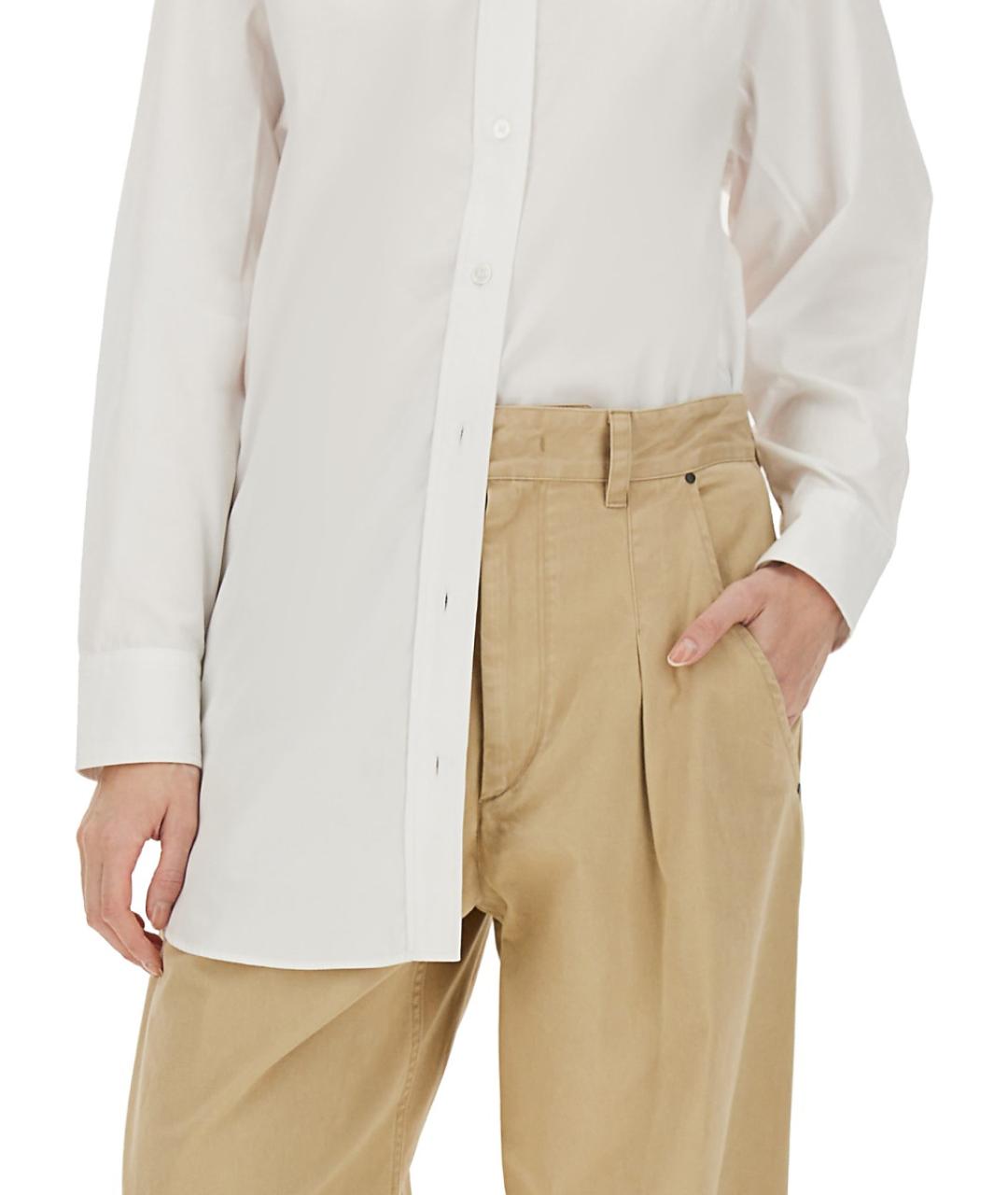 ISABEL MARANT Белая хлопковая рубашка, фото 5