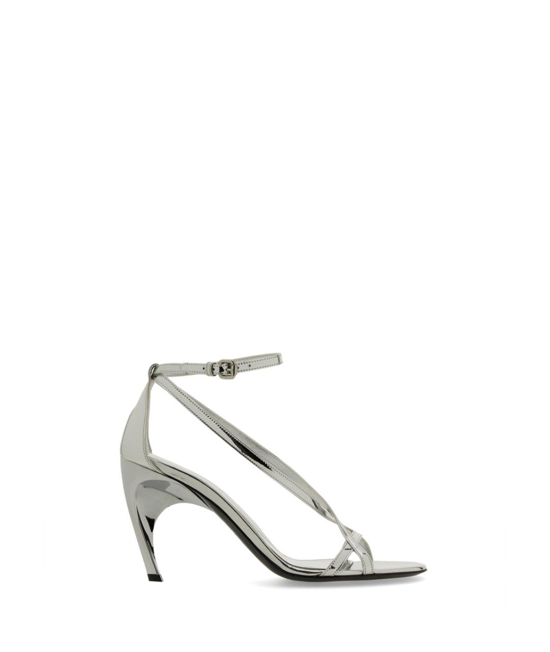 ALEXANDER MCQUEEN Серебряные сандалии, фото 1