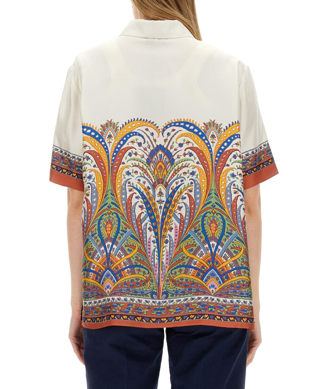 ETRO Мульти шелковая рубашка, фото 4