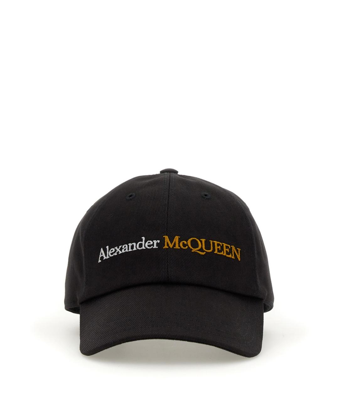 ALEXANDER MCQUEEN Черная хлопковая кепка/бейсболка, фото 1